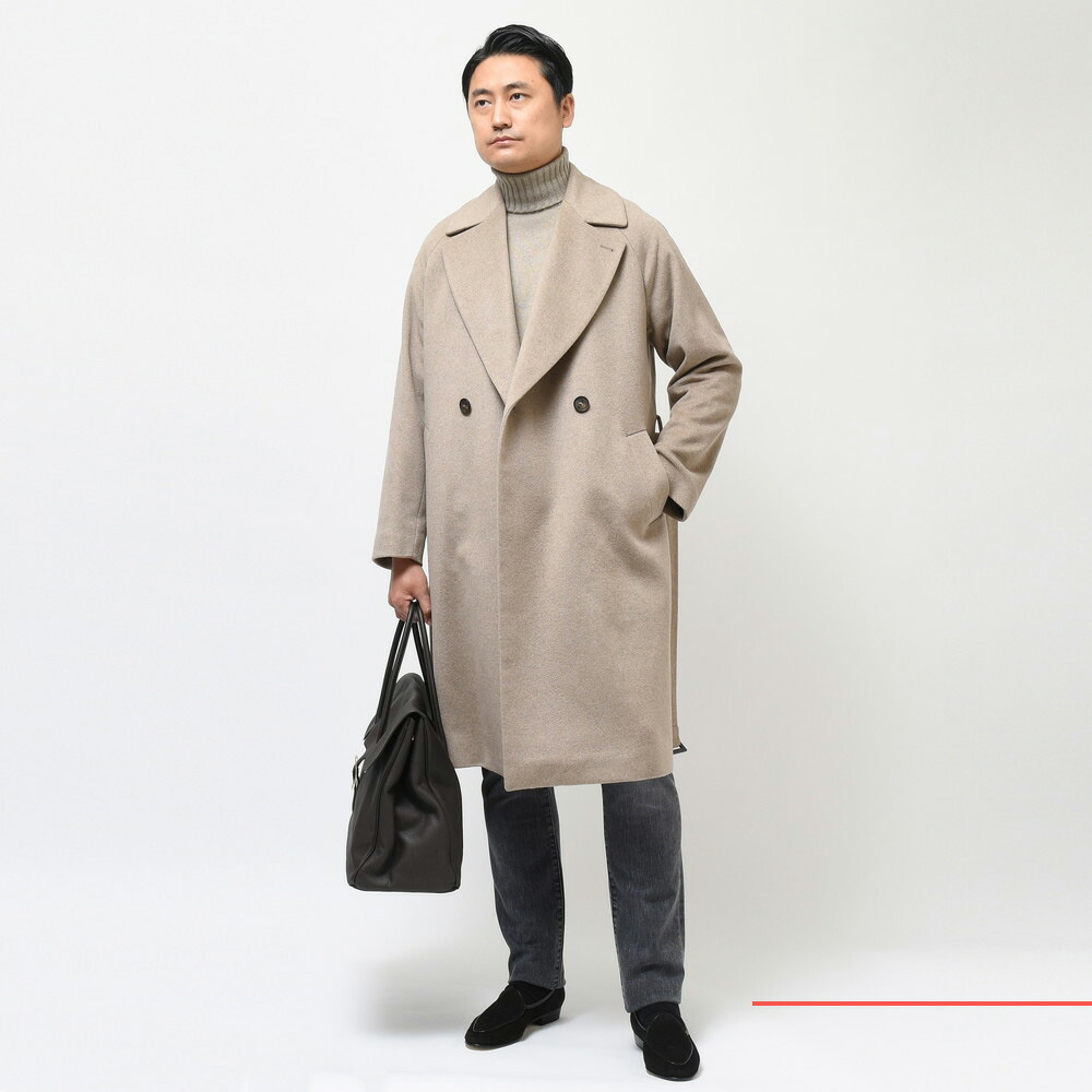 Hevo（イーヴォ）BRINDISIブリンディジ カシミアフランネルソリッド2B