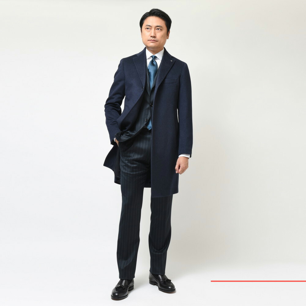 SALE】TAGLIATORE（タリアトーレ）カシミアフランネルチェスター