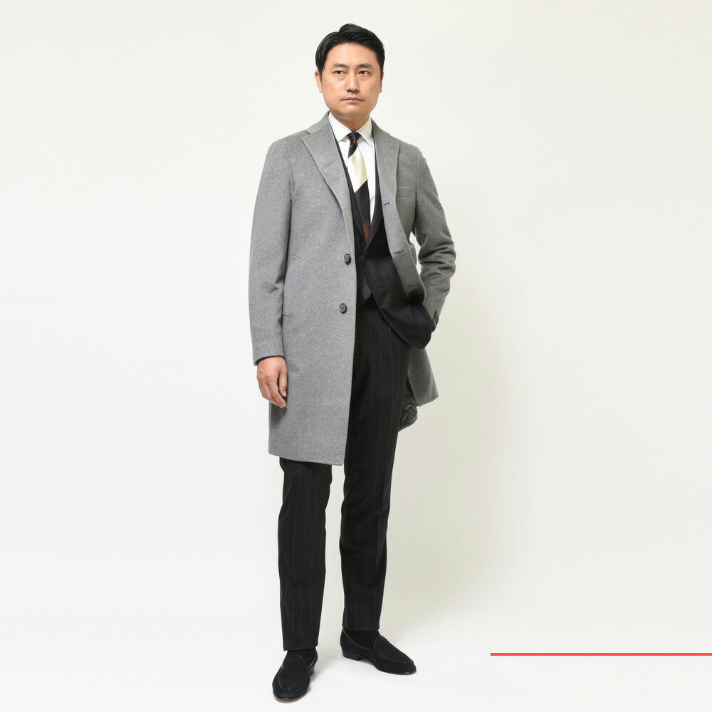 SALE】TAGLIATORE（タリアトーレ）カシミアフランネルチェスター