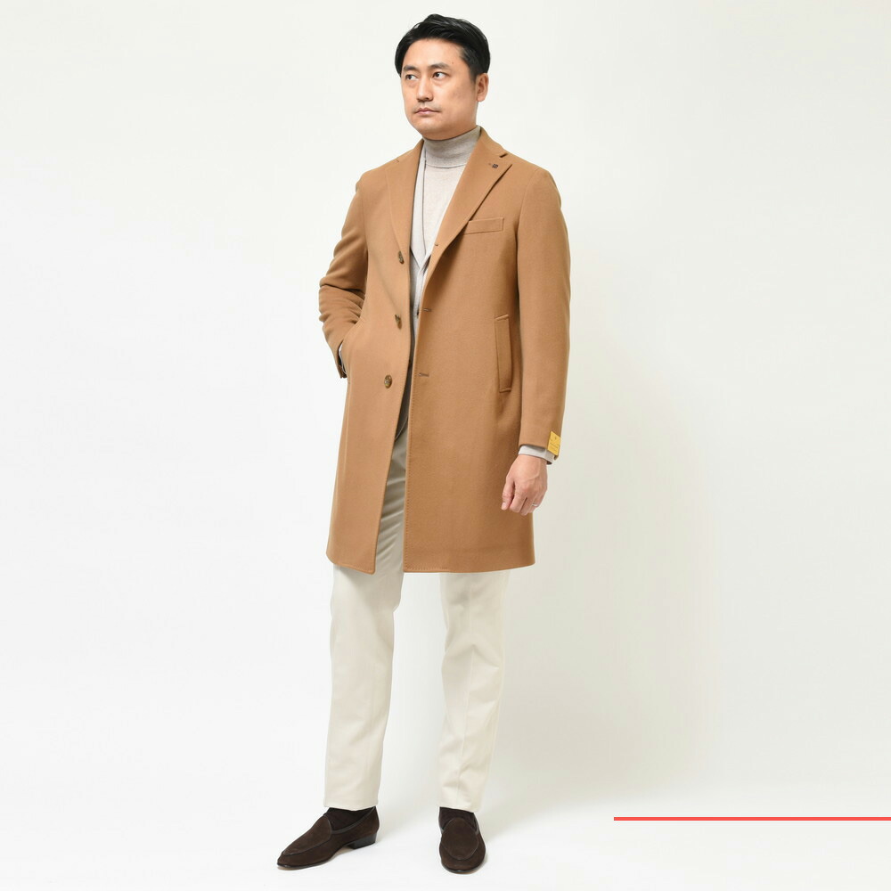 TAGLIATORE（タリアトーレ）ウールカシミアフランネルチェスター