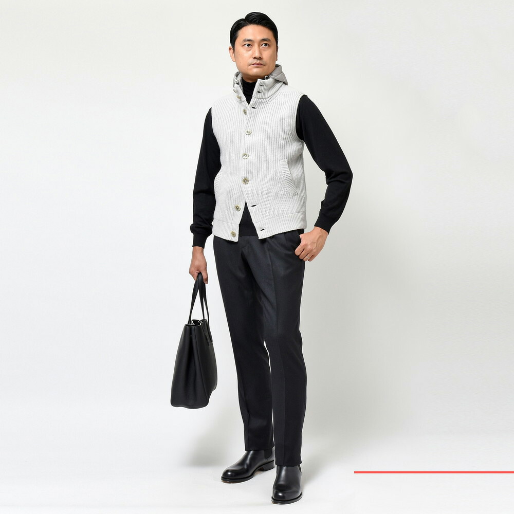 SALE】HERNO（ヘルノ）RESORTリゾート ミドルゲージウール