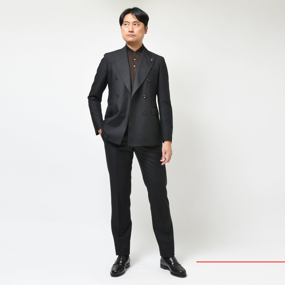 TAGLIATORE（タリアトーレ）VESVIOヴェスヴィオ ウールモヘアサージ6B1