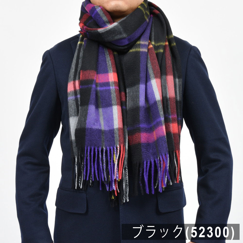 SALE】Joshua Ellis（ジョシュア エリス）カシミアチェック大判