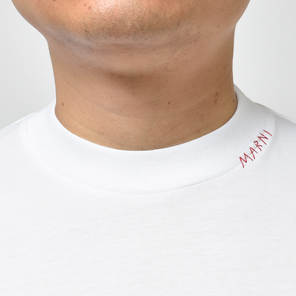 MARNI（マルニ）オーガニックコットンクルーネックロゴS/Sカットソー