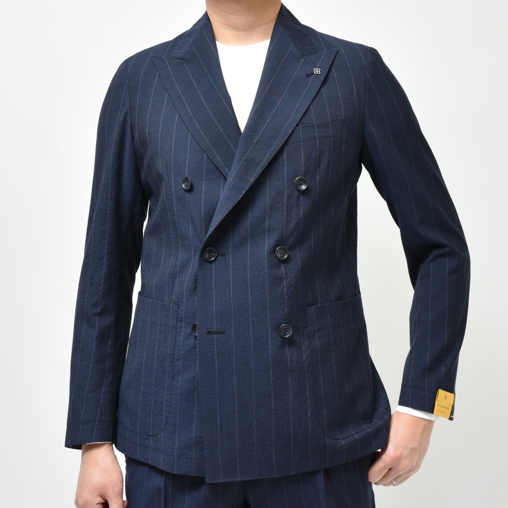 SALE】TAGLIATORE（タリアトーレ）DARRELダレル ウールシアサッカー