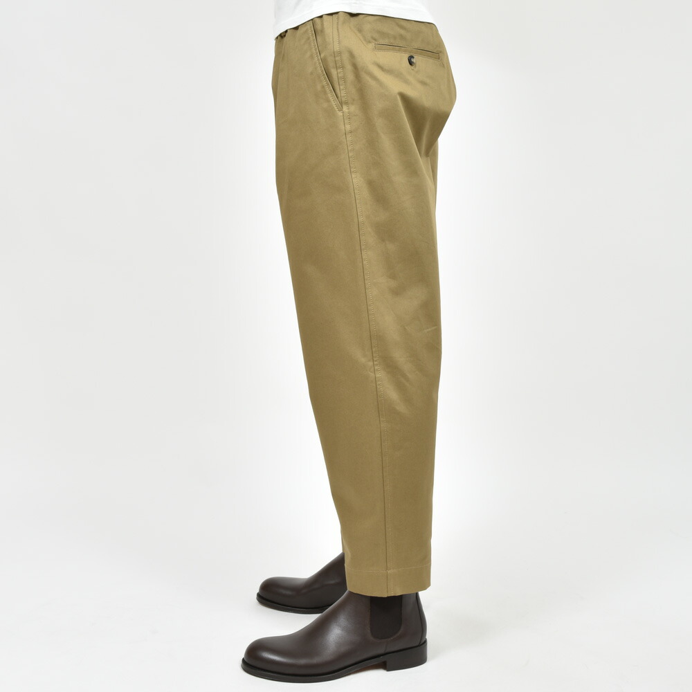 MARNI（マルニ）コットンギャバジンシャーリング1Pテーパードパンツ