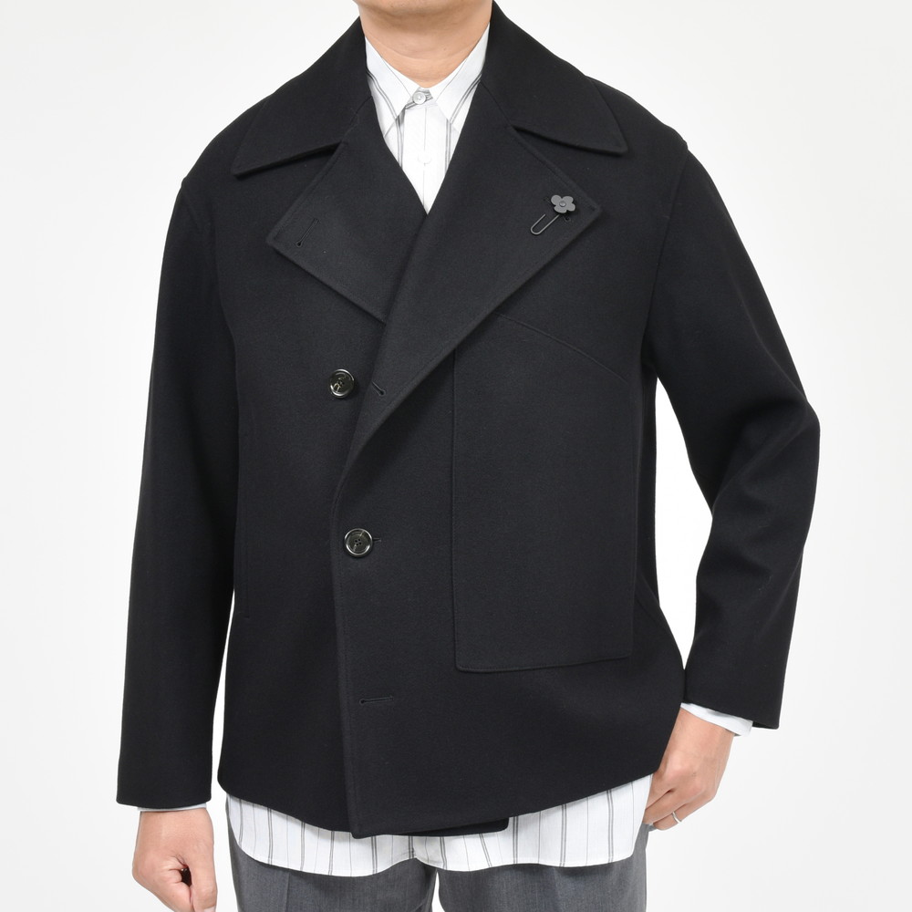 LARDINI（ラルディーニ）OWENオーウェン ウールナイロンソフトメルトン