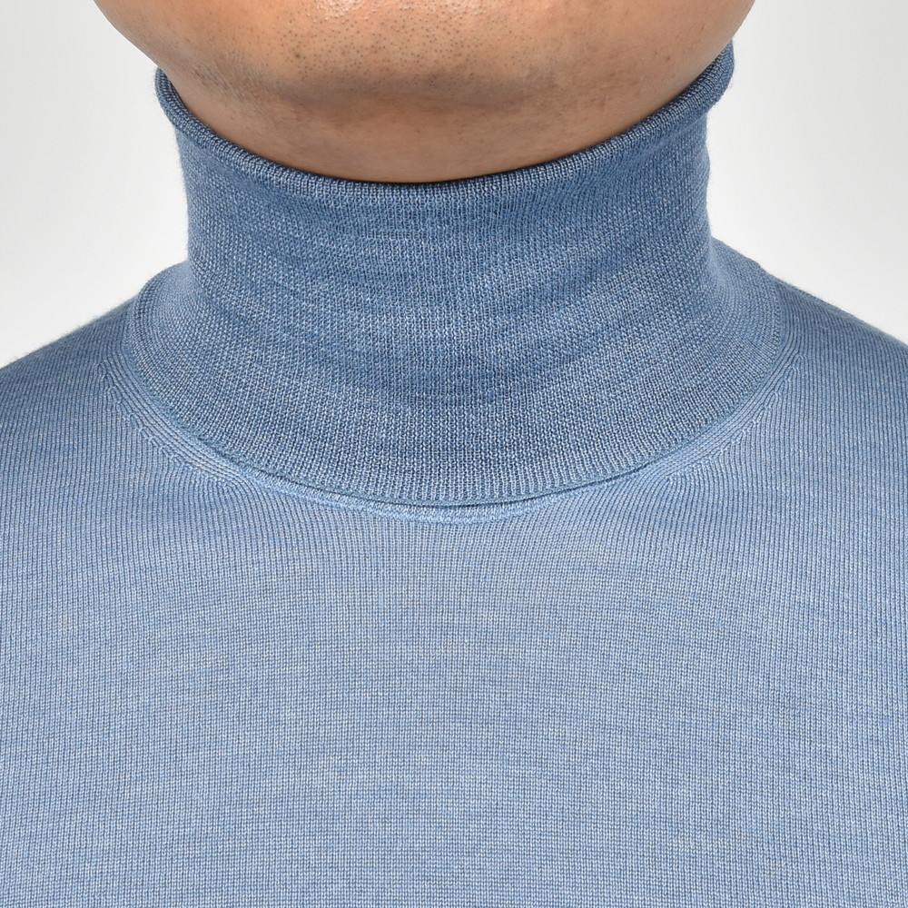 ZANONE（ザノーネ）ハイゲージカシミアシルクタートルネックニット DV