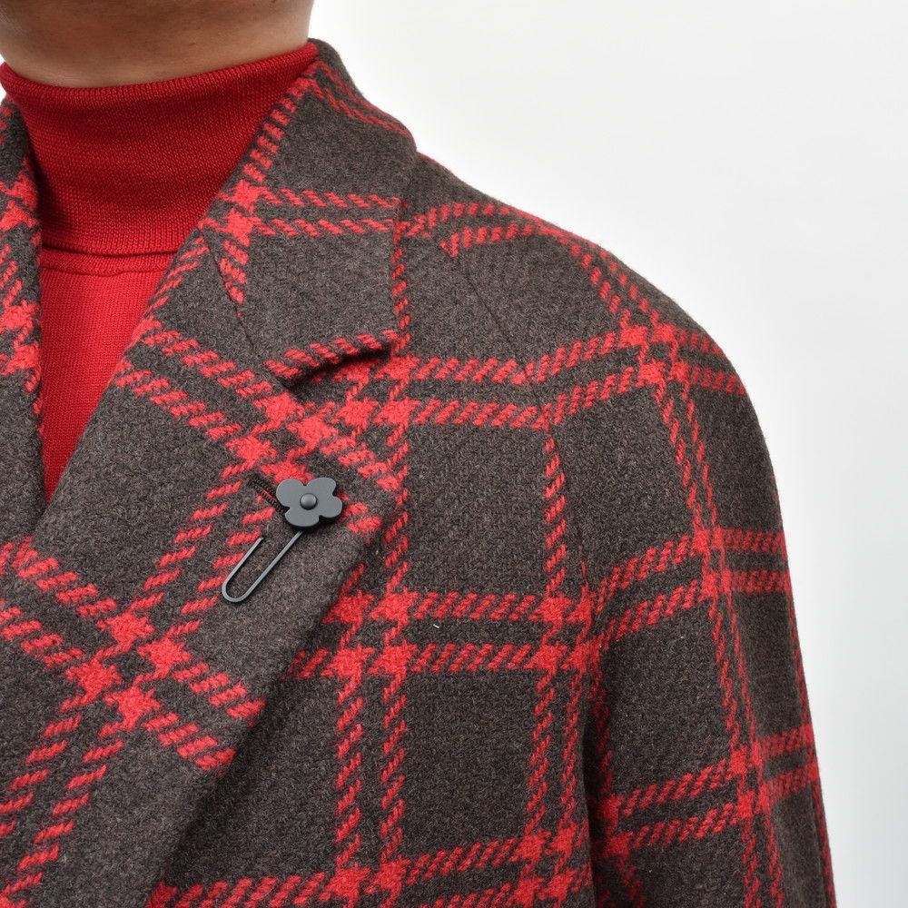 LARDINI（ラルディーニ）ブラッシュドウールライトツィードダブル