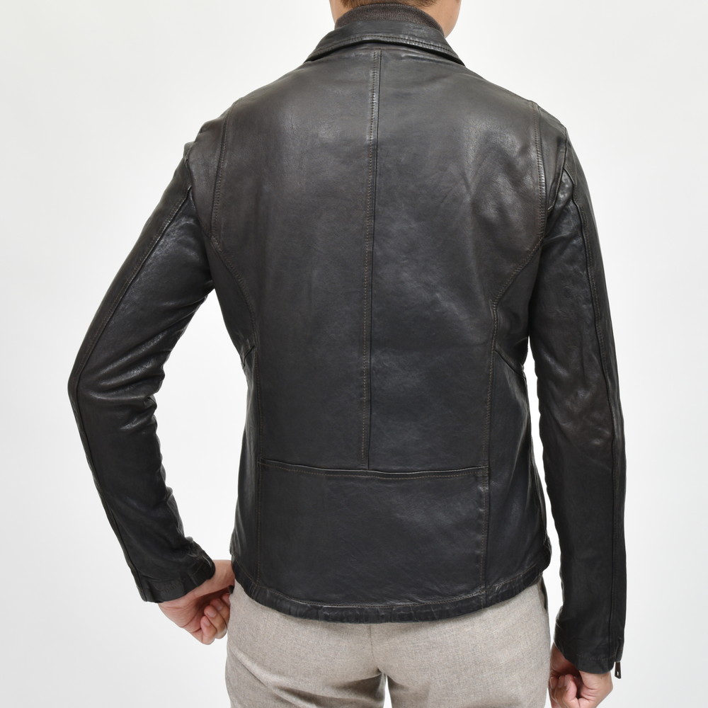 GIORGIO BRATO（ジョルジオ ブラート）ガーメントダイラムレザーダブル