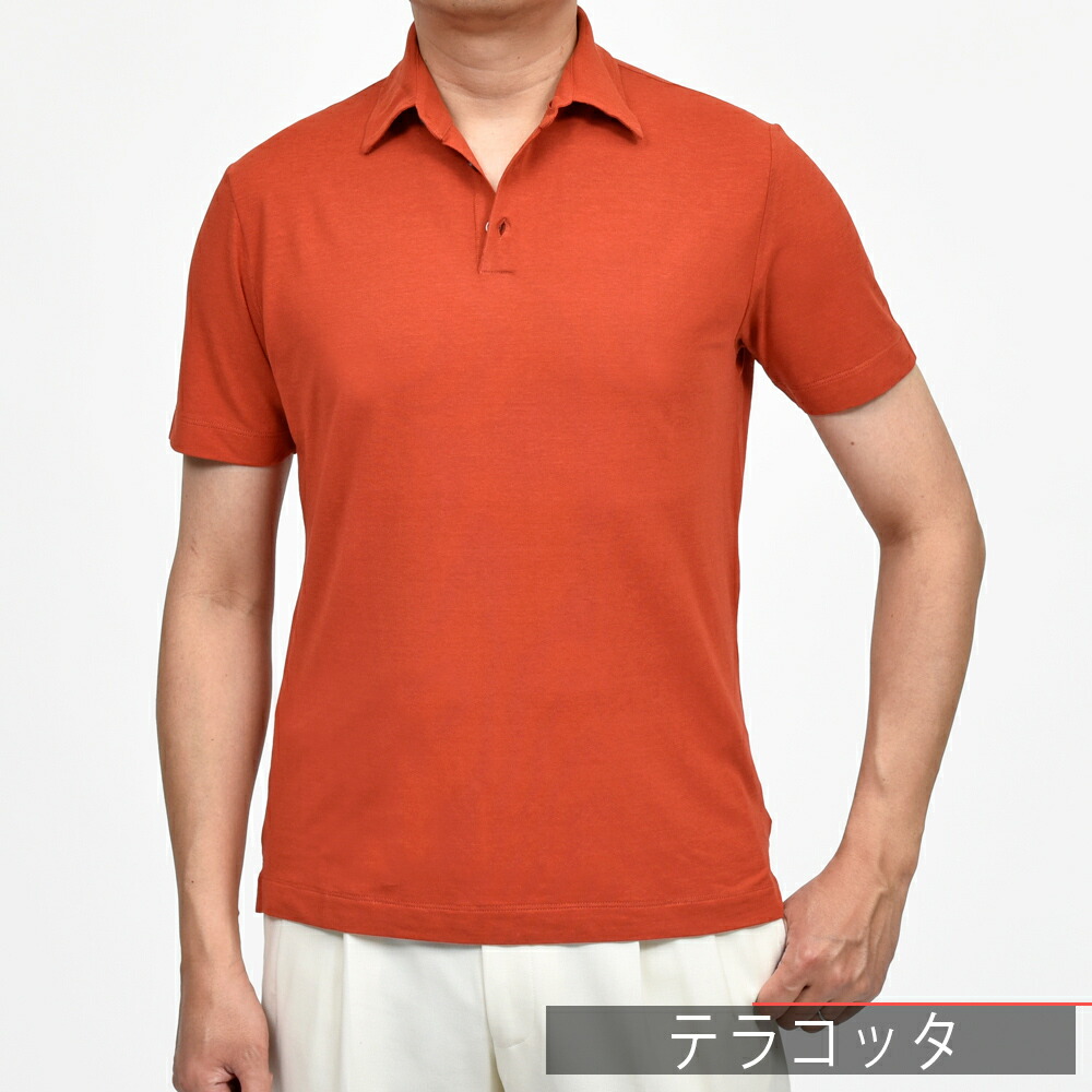 ZANONE（ザノーネ）アイスコットンクレープS/Sポロ POLO MC/SLIM FIT