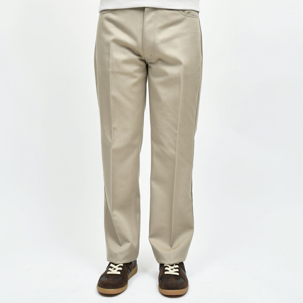 HEUGN（ユーゲン）Fred TROUSER093 ウールサージ5ポケットパンツ