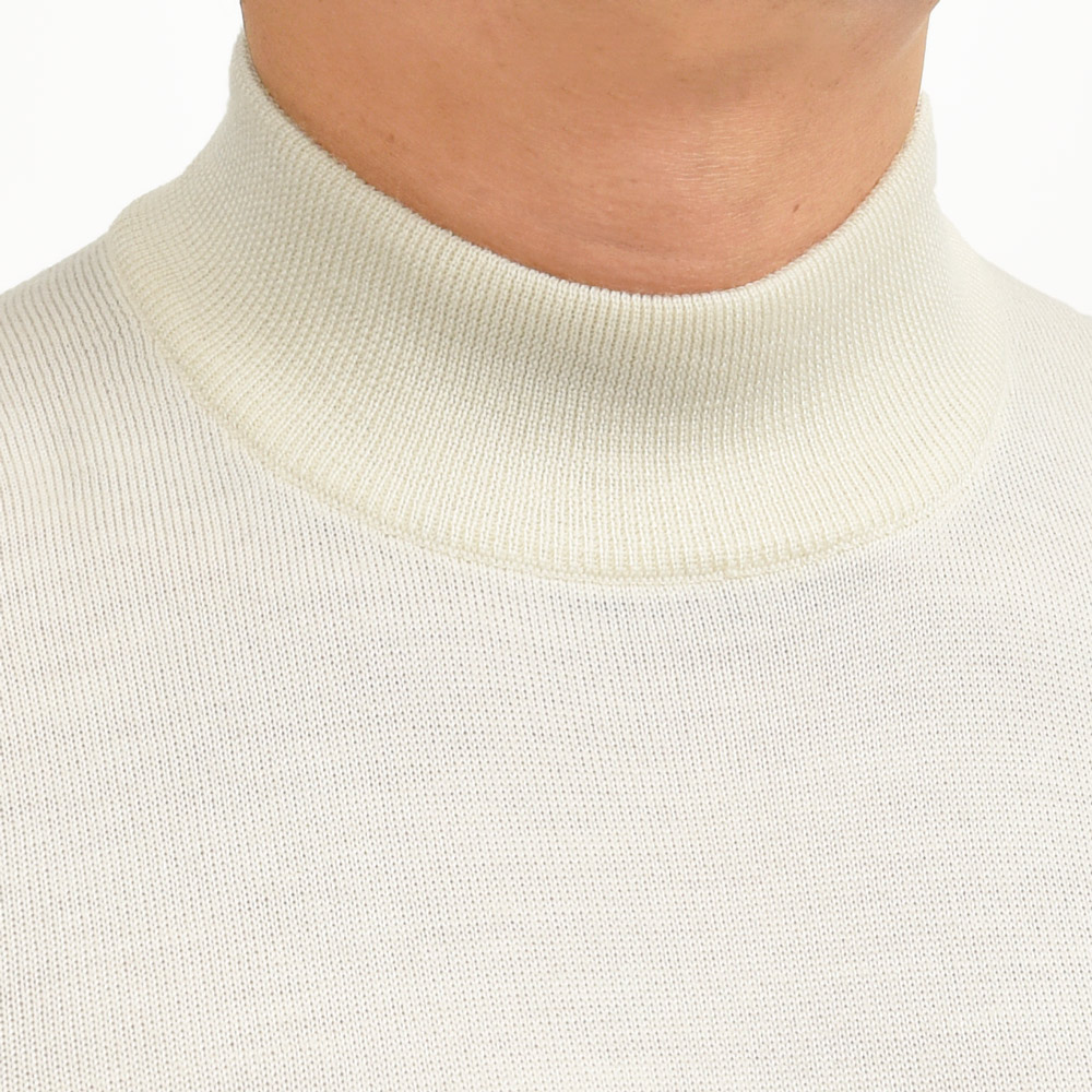 GRAN SASSO（グランサッソ）12ゲージウールモックネックニット 55108