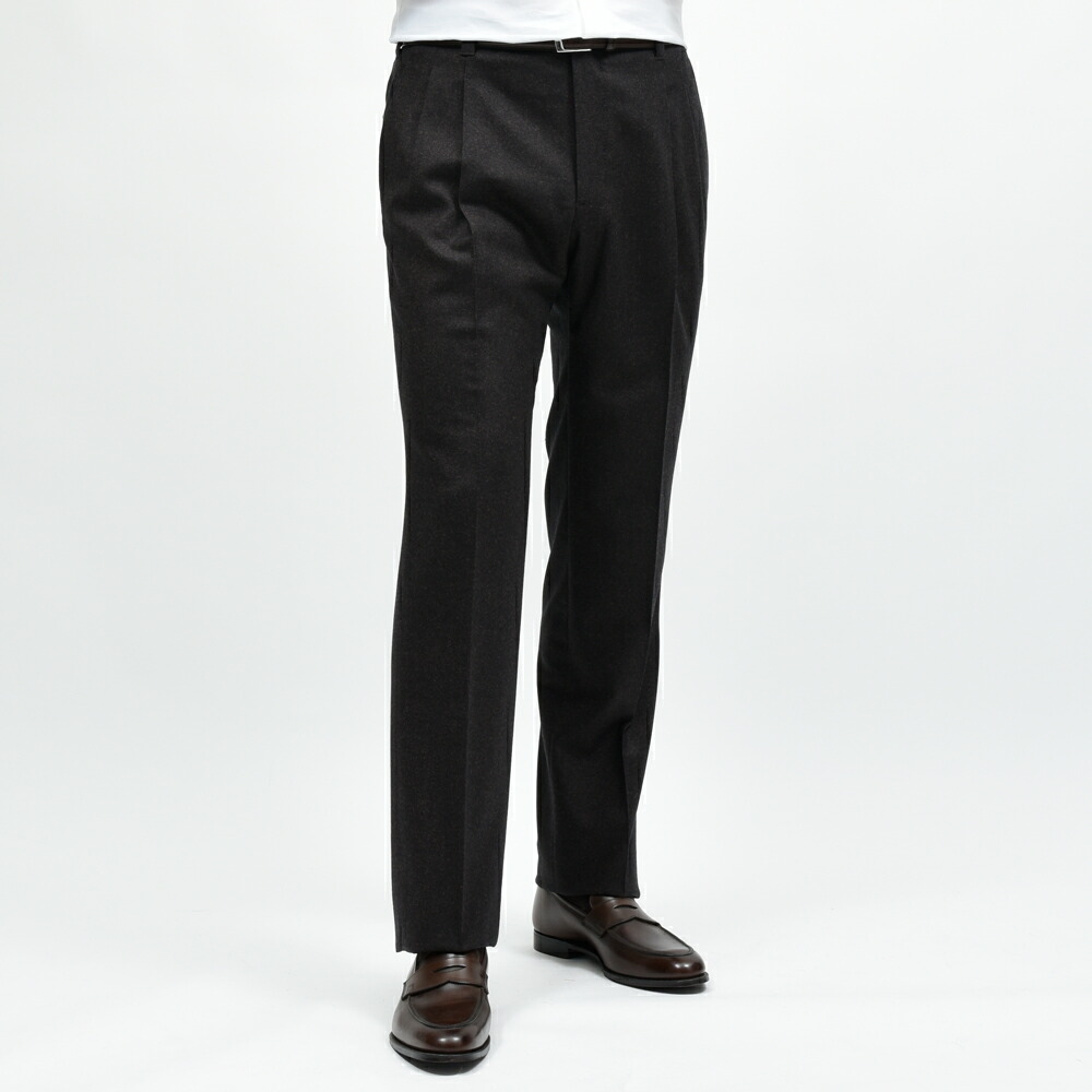 IGARASHI TROUSERS（五十嵐トラウザーズ）ウールフランネル2プリーツ