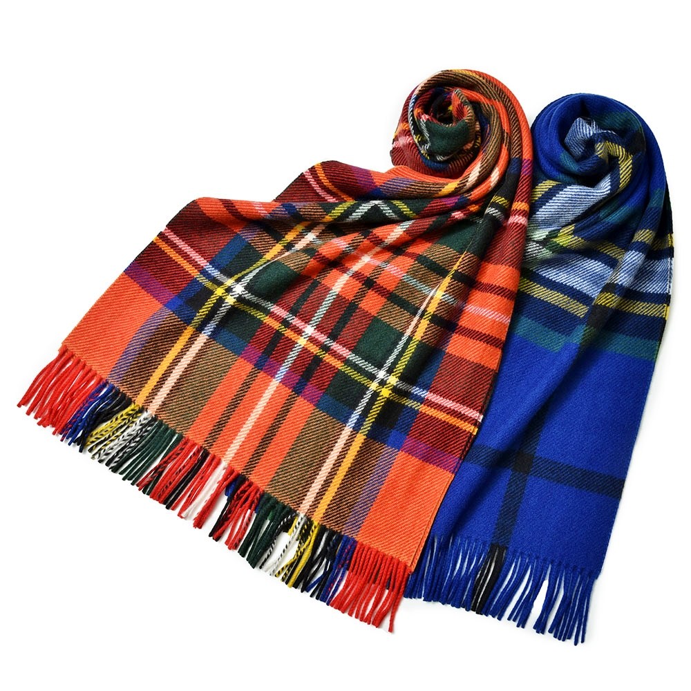 Joshua Ellis（ジョシュア エリス）カシミアソフトツィードタータン