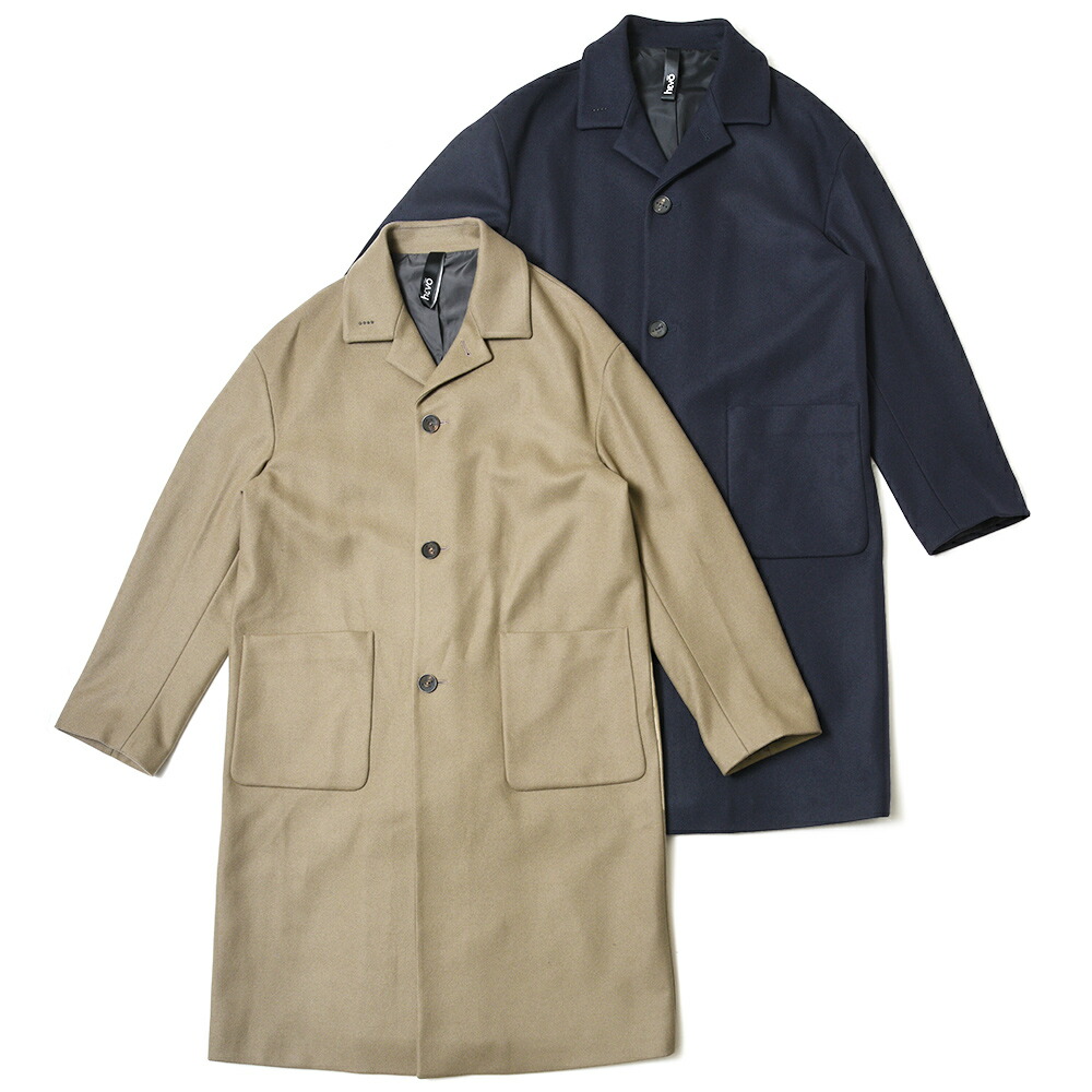 hevo イーヴォ チェスターコート 46 CONVERSANO 茶 ブラウン hevo