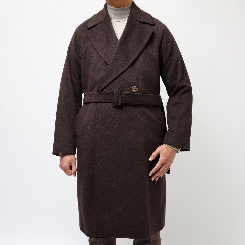 Hevo（イーヴォ）BRINDISIブリンディジ カシミアフランネルソリッド2B