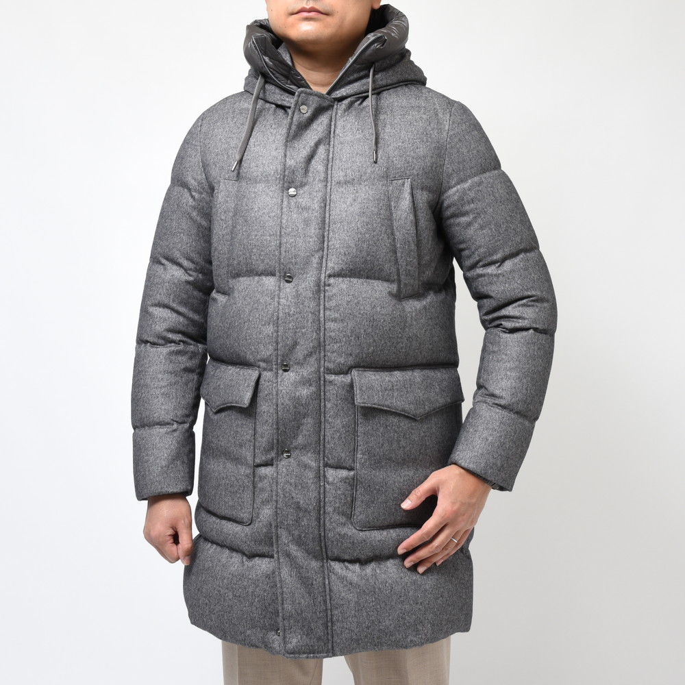 HERNO（ヘルノ）ウォーターレペレントシルクカシミアサキソニーダウン