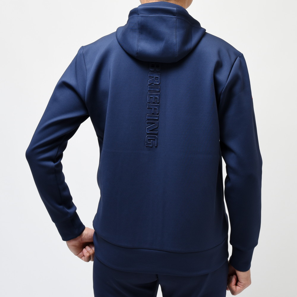 BRIEFING（ブリーフィング）ポリエステルジャージジップフーディー MS