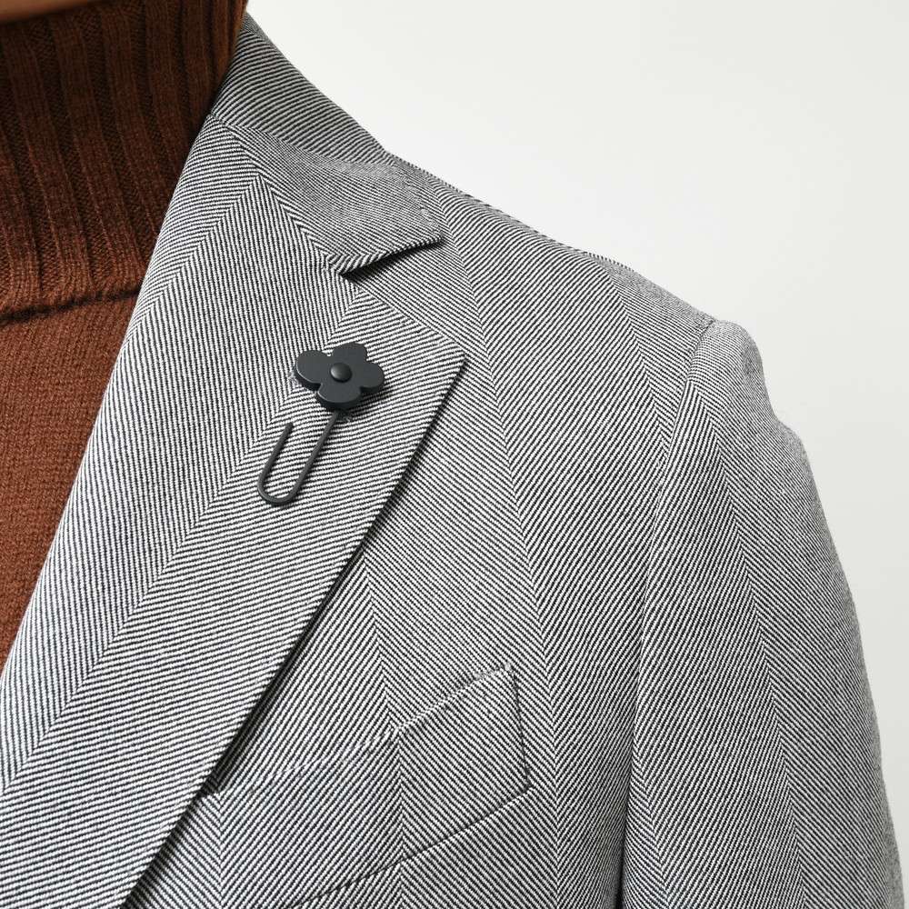 LARDINI（ラルディーニ）SPECIALウールヘリンボーンチェスター