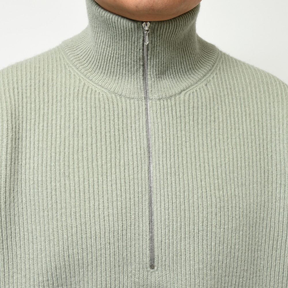 YLEVE ラムズウールハーフジッププルオーバーニット 5 YLEVE（イレーヴ