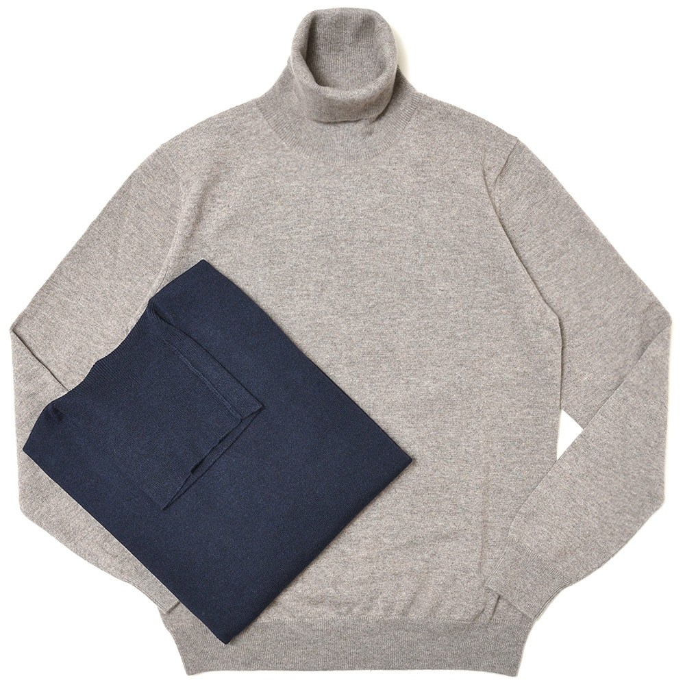 ZANONE（ザノーネ）12ゲージカシミアタートルネックニット DV/SLIM FIT