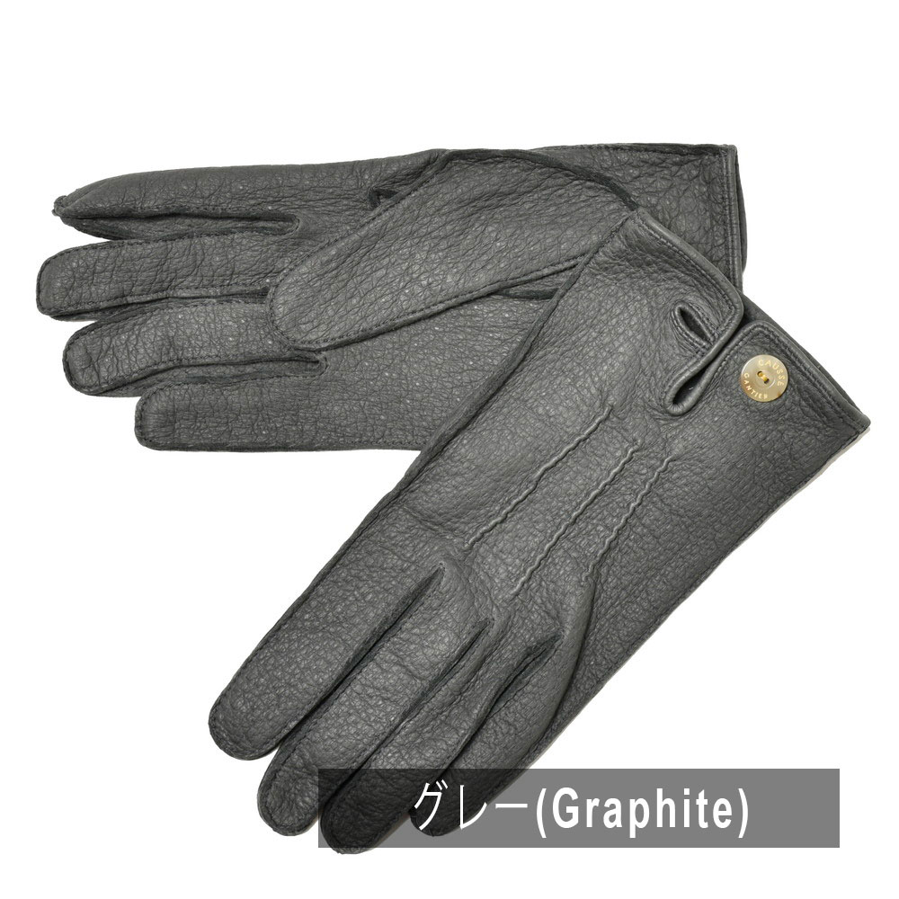 CAUSSE（コース／ガンコス）アンライニングペッカリーグローブ(ボタン