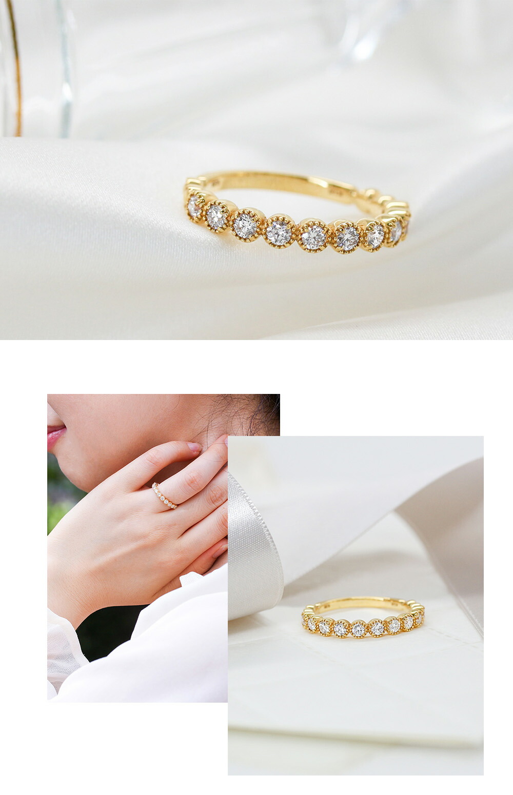 楽天市場】エタニティリング 10石/0.39ct スイートテン・ダイヤモンド