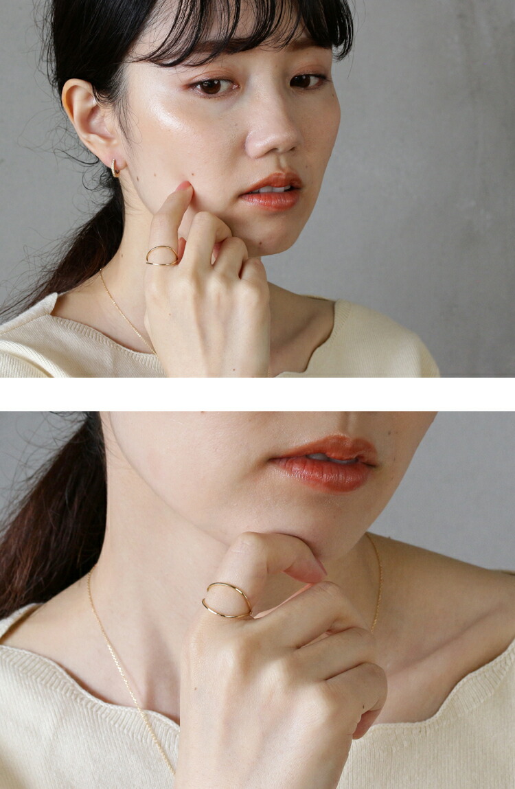 メザンジュ銀座リム K18YG 9.5号 ダブルアームリング 楽天市場】K18 10