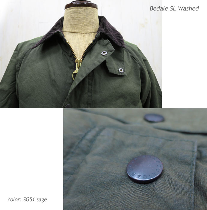 楽天市場】【MWX1015】 BARBOUR ( バブアー )BEDALE SL WASHED