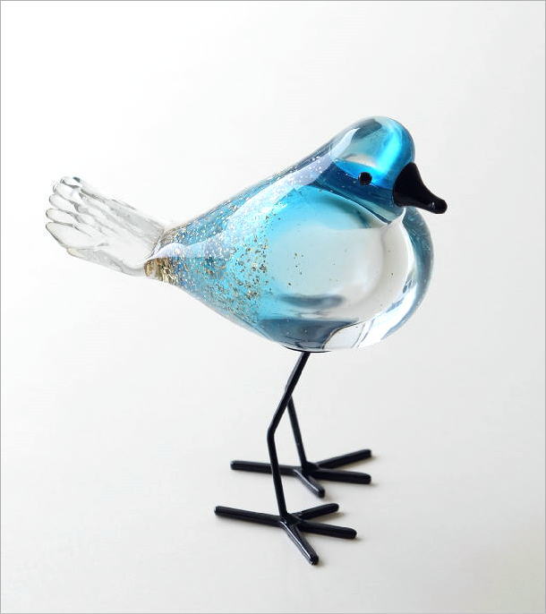 新品】バカラ 鳥 オウム 動物 置物 バード オブジェ クリスタル 新品