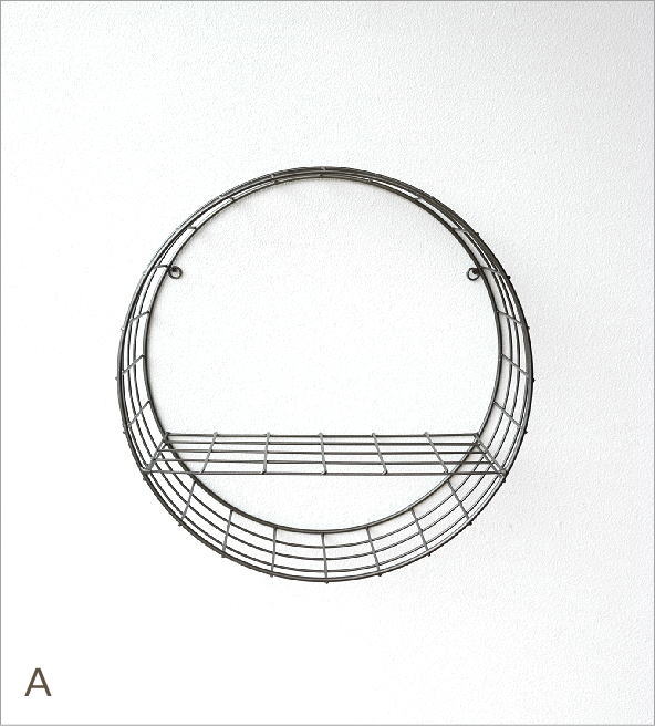 楽天市場】ウォールシェルフ アイアン おしゃれ 丸 ボックス