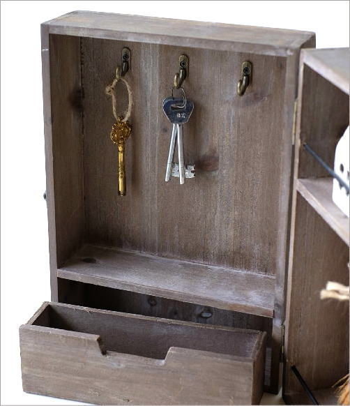 楽天市場】キーボックス おしゃれ かわいい 置き型 木製 ウッド