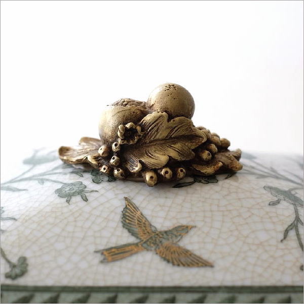 楽天市場】陶器 小物入れ おしゃれ シンプル 真鍮 蓋付き ボックス