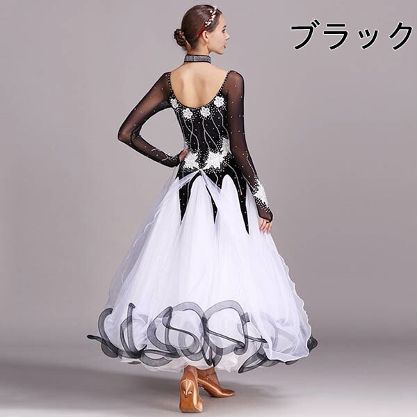 楽天市場】社交ダンス ドレス レディース スタンダード ワンピース
