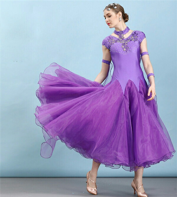 楽天市場】社交ダンスドレス レディース モダンドレス スタンダード