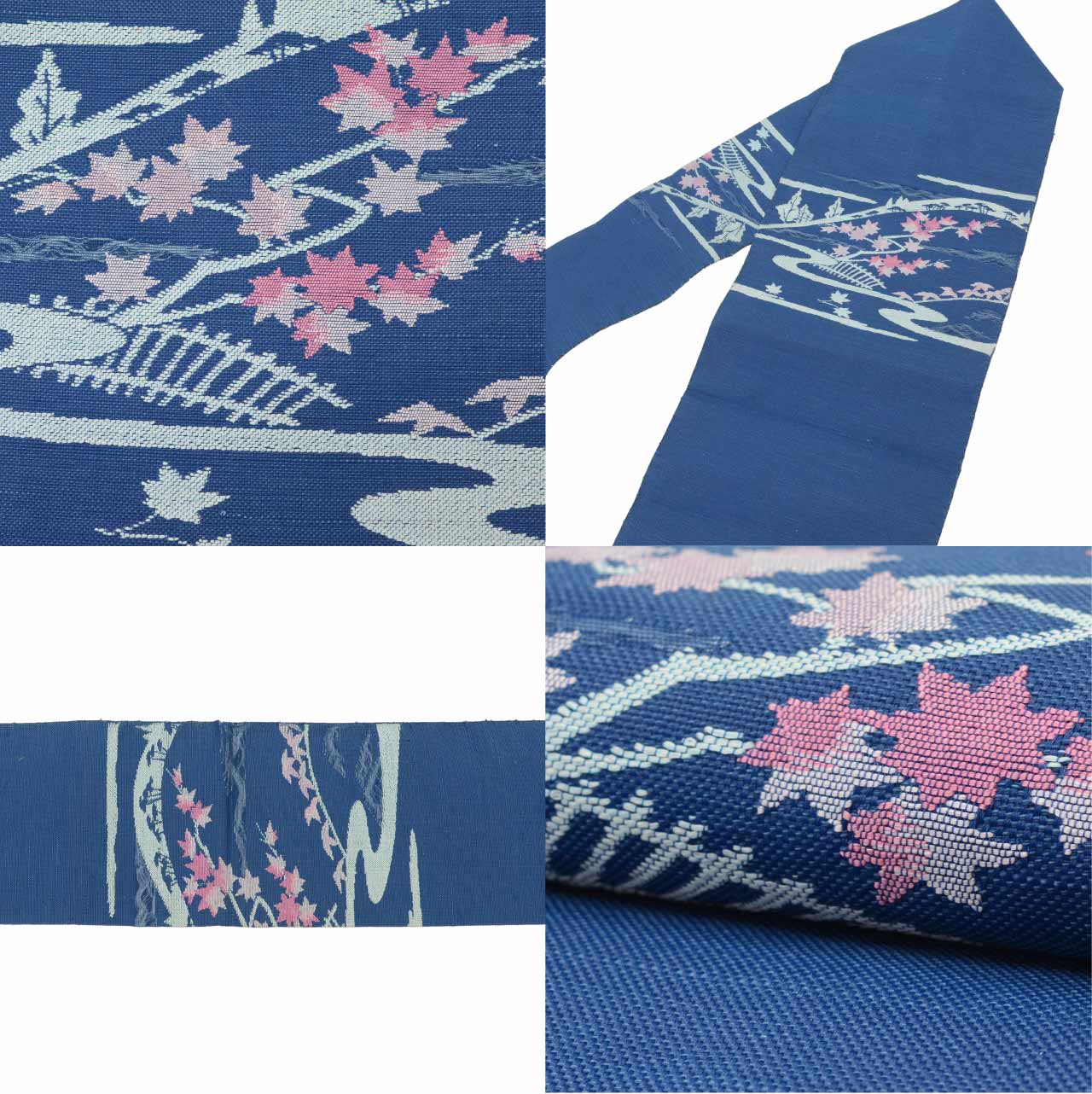 2/17 17時～☆15%OFF／中古 名古屋帯 夏物 夏帯 正絹 化繊 八寸