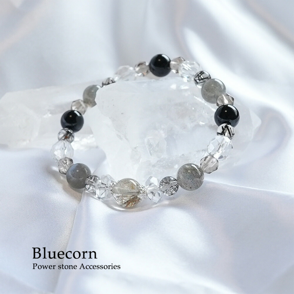 楽天市場】パワーストーン ブレスレット シルバールチルクォーツ