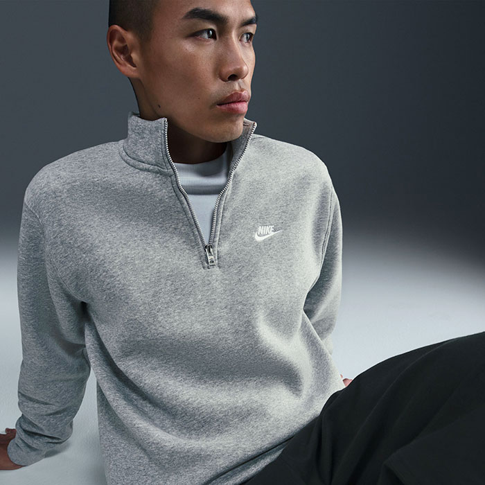 楽天市場】ナイキ NIKE トレーナー メンズ クラブ BB ハーフ ジップ