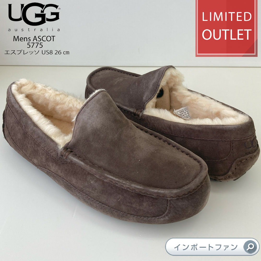楽天市場】UGG アグ メンズ ASCOT アスコット スエード シープスキン