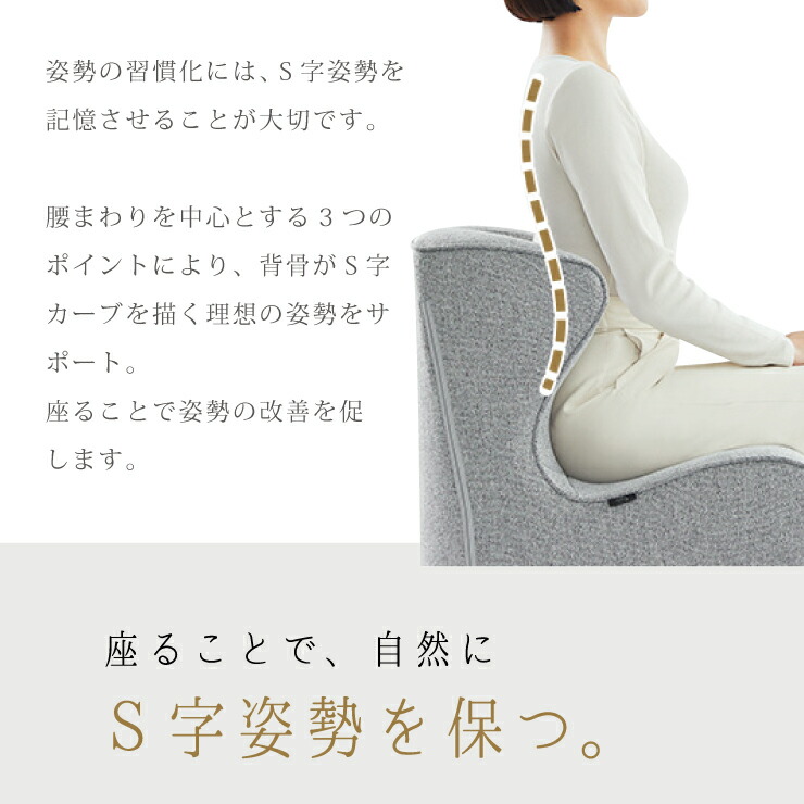 楽天市場】Style Chair DC スタイル 健康チェア MTG 姿勢ケア 1人掛け