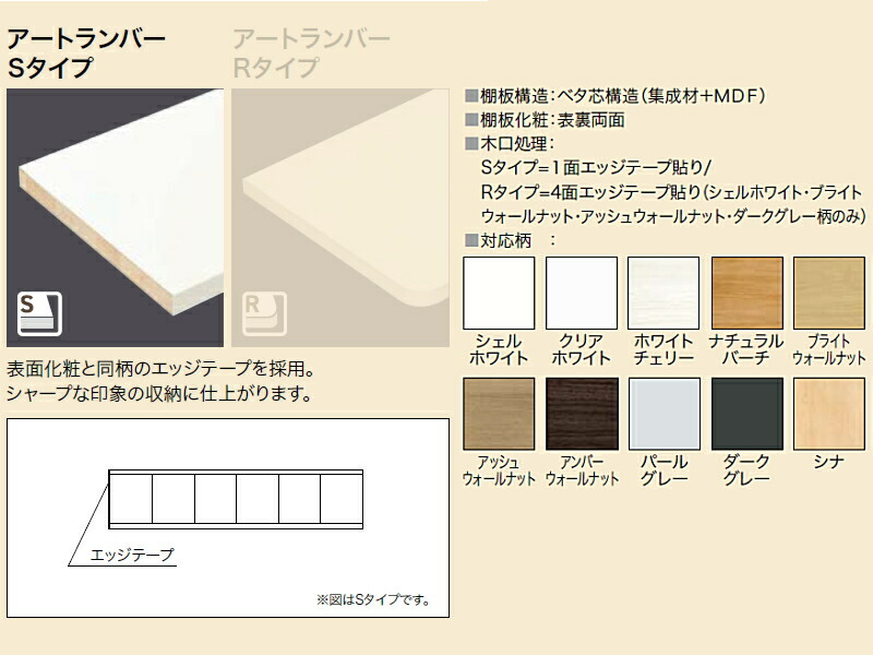 南海プライウッド　アートランバー3枚（引き取り限定） 南海プライウッド 【法人様限定】南海プライウッド 棚収納パーツ