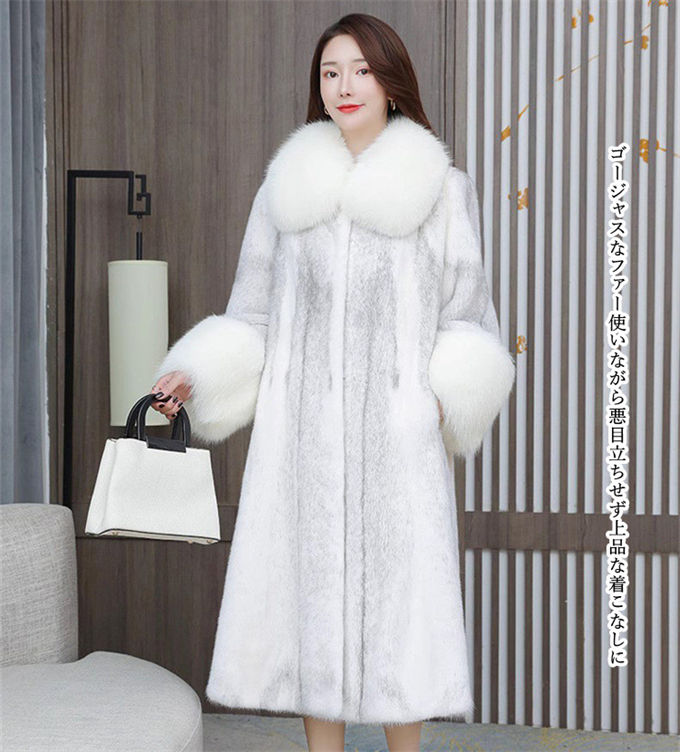 楽天市場】ファーコート レディース 毛皮コート ミンク レディース