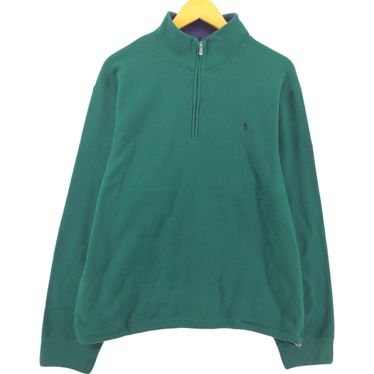 古着 ラルフローレン Ralph Lauren POLO GOLF ポロゴルフ ハーフジップ
