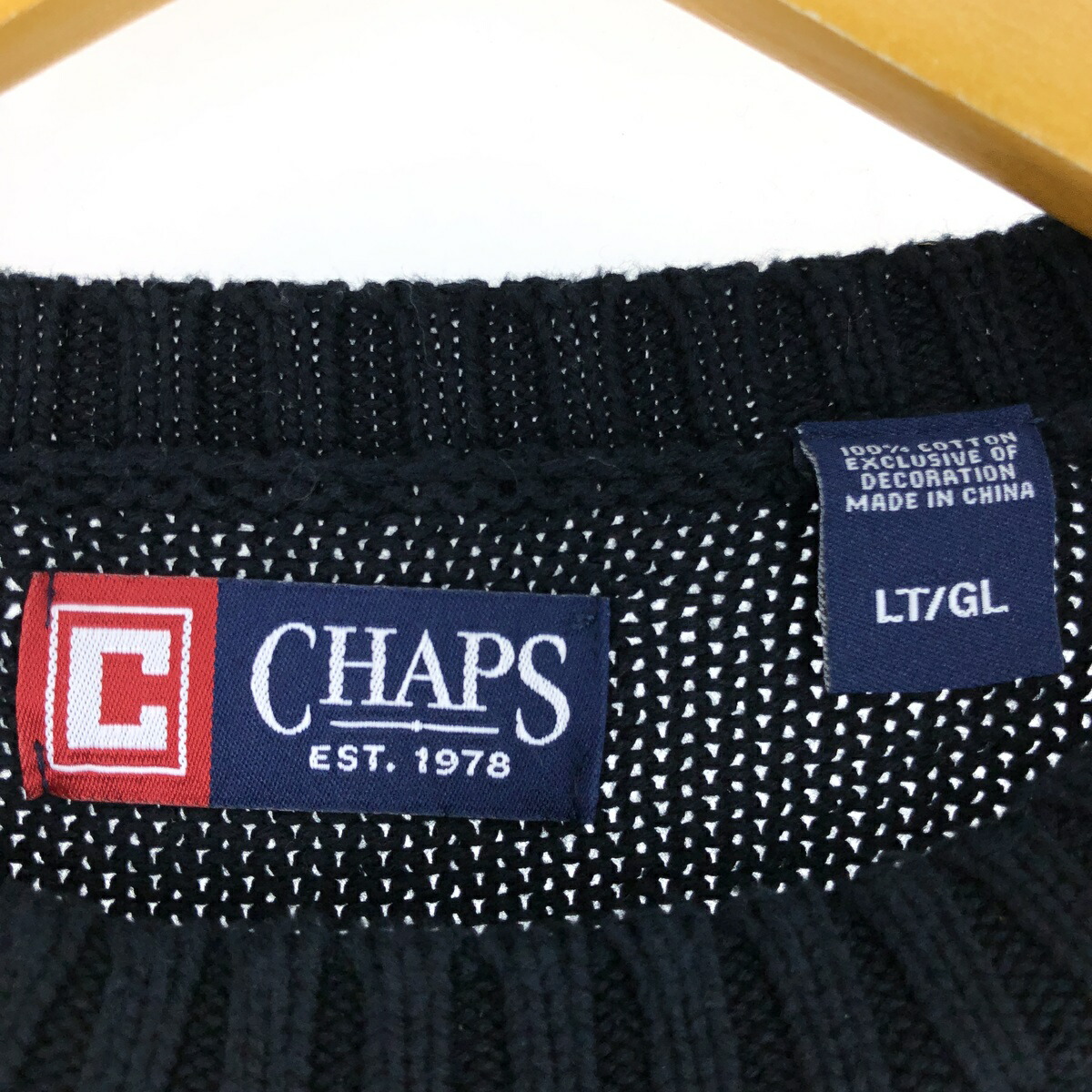 古着 90年代 ラルフローレン Ralph Lauren CHAPS チャップス コットン