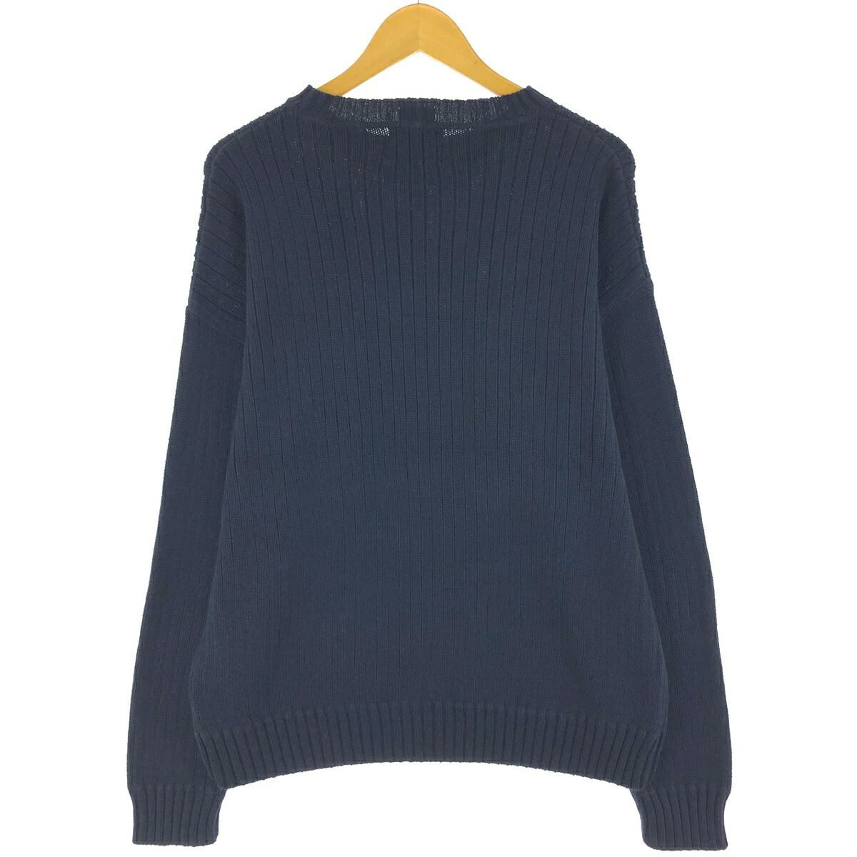 古着 80年代 ラルフローレン Ralph Lauren CHAPS チャップス リブ編み