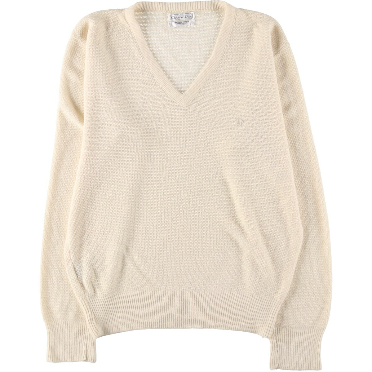 古着 80年代～ クリスチャンディオール Christian Dior Vネック