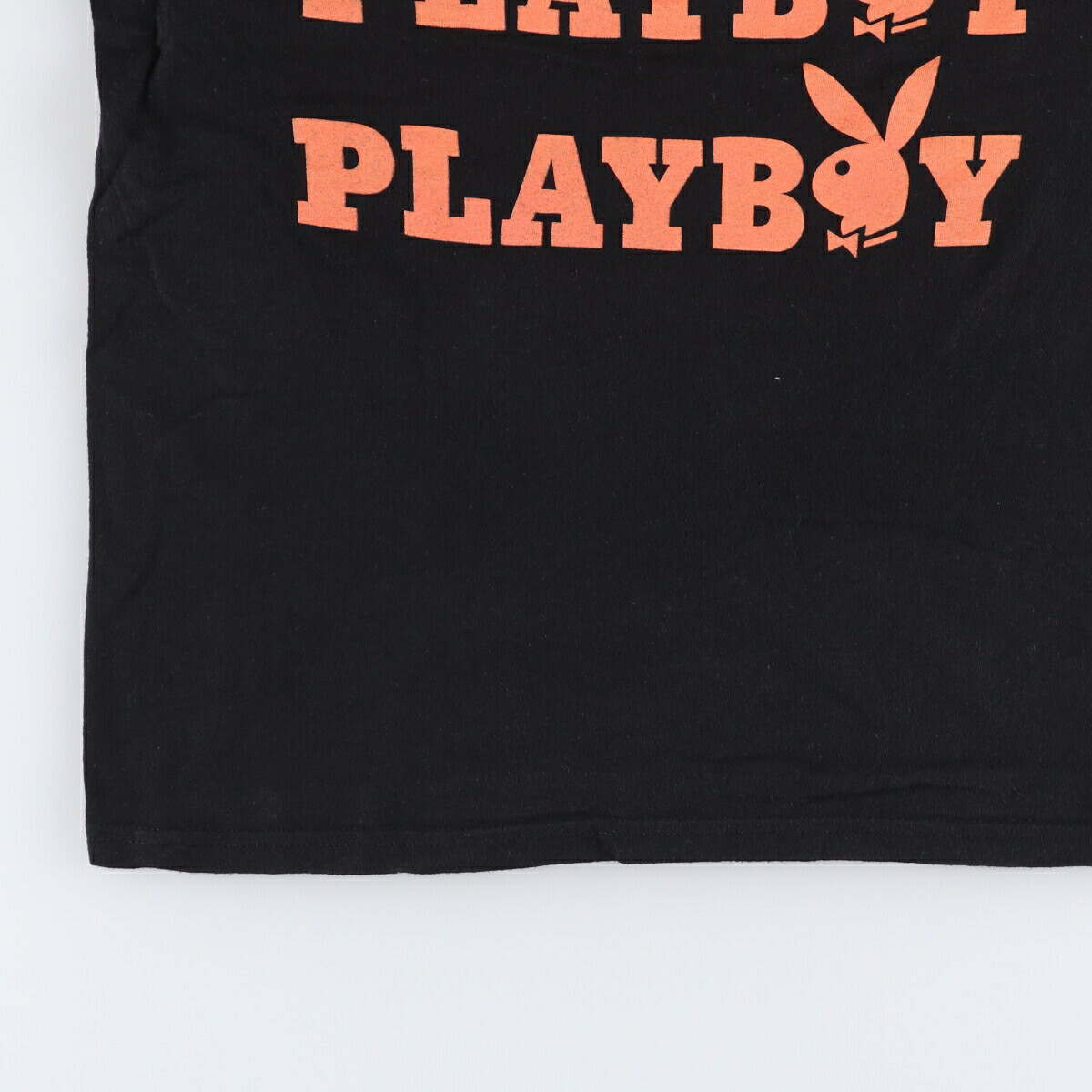 古着 プレイボーイ PLAYBOY 半袖 ロゴTシャツ メンズL相当 /eaa529501