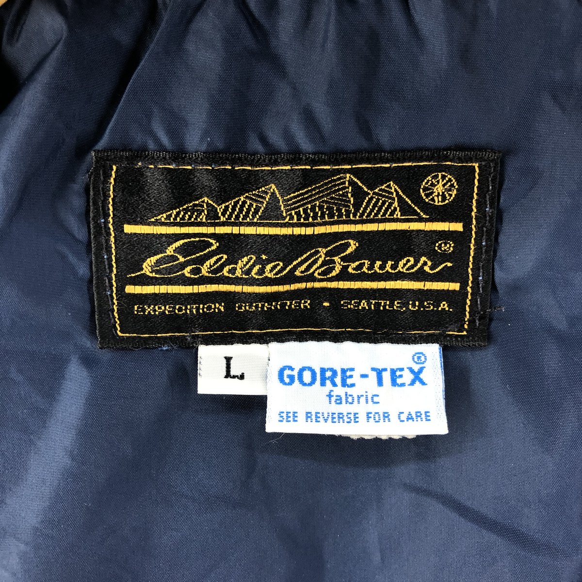 古着 80～90年代 エディーバウアー Eddie Bauer 黒タグ GORE-TEX