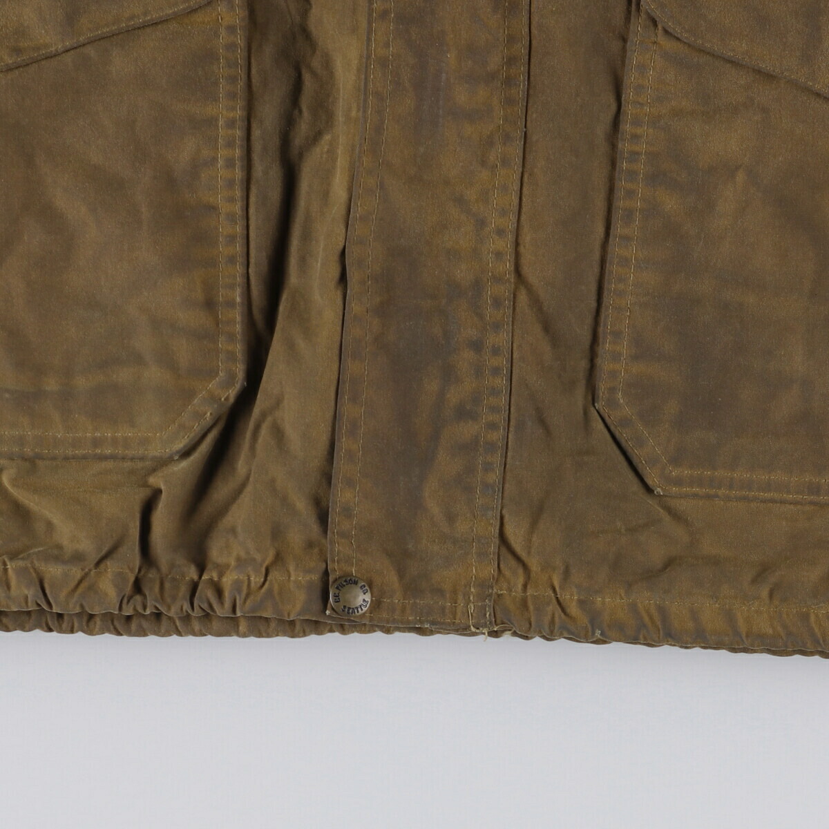 古着 フィルソン FILSON ワックスコットン オイルドジャケット メンズL